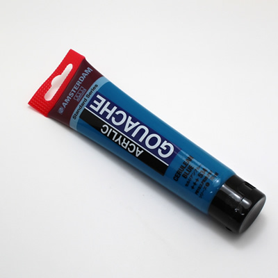 アムステルダムアクリリックガッシュ70ml 534 セルリアンブルー