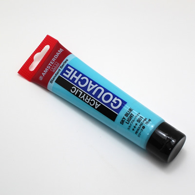 アムステルダムアクリリックガッシュ70ml 551 スカイブルーライト