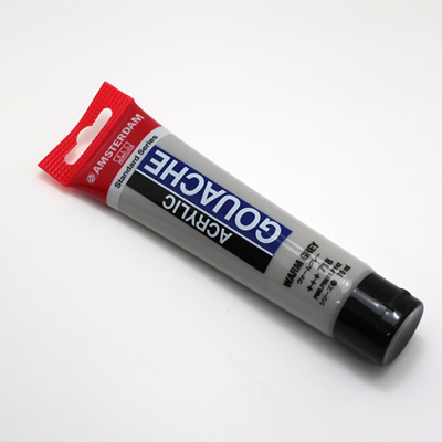 アムステルダムアクリリックガッシュ70ml 718 ウオームグレー