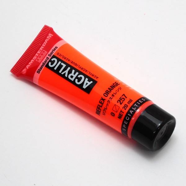 アムステルダムアクリリックカラー20ml 257 リフレックスオレンジ