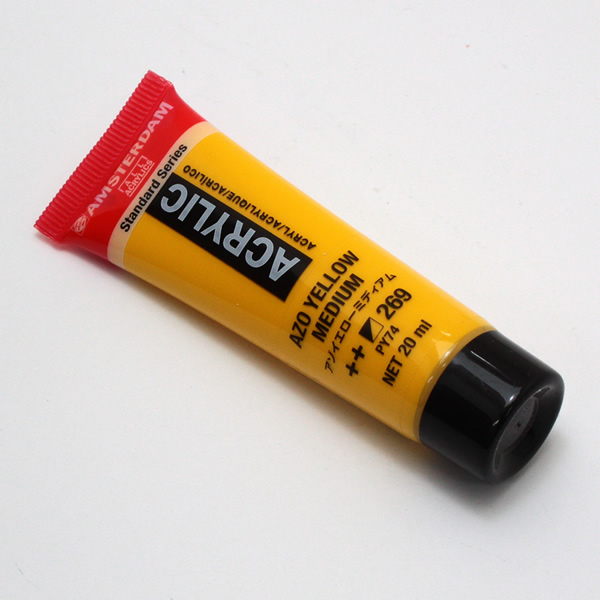 アムステルダムアクリリックカラー20ml 269 アゾイエローミディアム