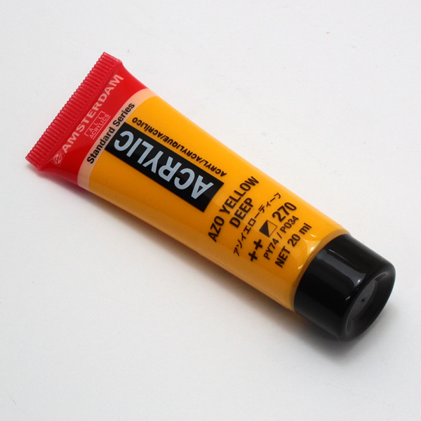アムステルダムアクリリックカラー20ml 270 アゾイエローディープ