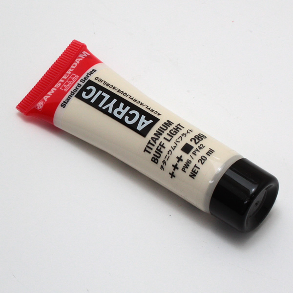 アムステルダムアクリリックカラー20ml 289 チタニウムバフライト