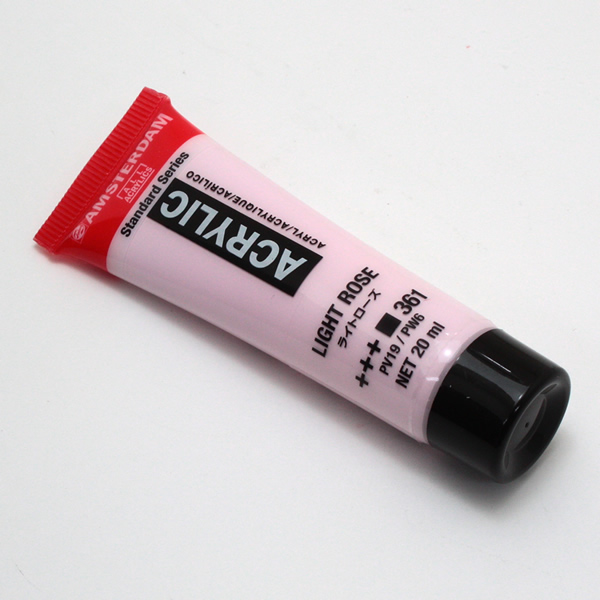 アムステルダムアクリリックカラー20ml 361 ライトローズ