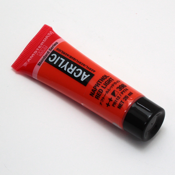 アムステルダムアクリリックカラー20ml 398 ナフトールレッドライト
