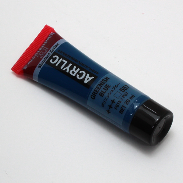 アムステルダムアクリリックカラー20ml 557 グリニッシュブルー