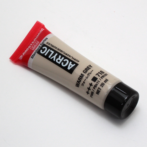 アムステルダムアクリリックカラー20ml 718 ウォームグレー