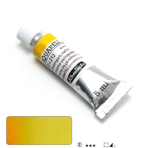 ホラダム水彩絵具 212 クロムイエローライト (5ml)