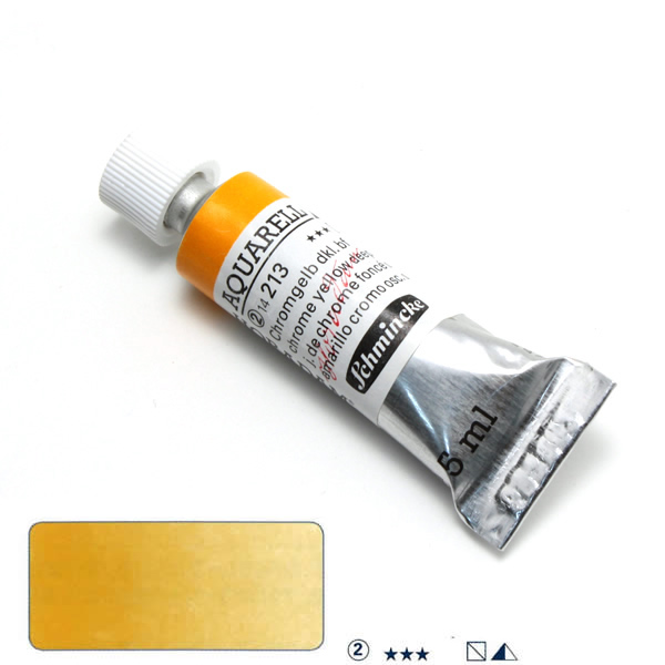 ホラダム水彩絵具 213 クロムイエローディープ (5ml)