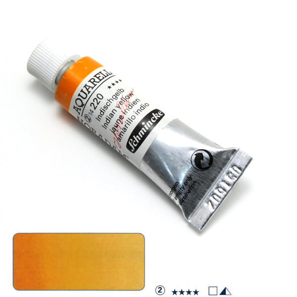 ホラダム水彩絵具 220 インディアンイエロー (5ml)