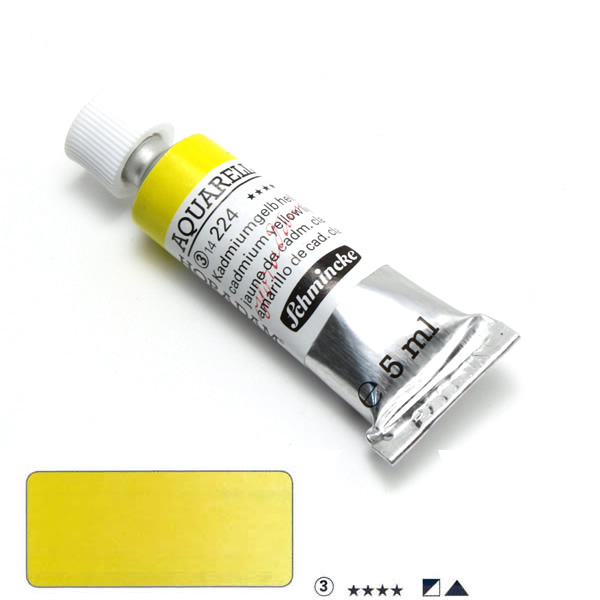 ホラダム水彩絵具 224 カドミウムイエローライト (5ml)