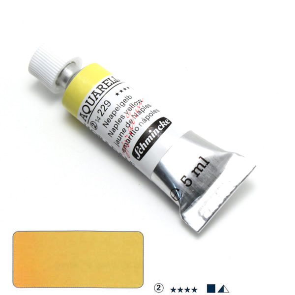ホラダム水彩絵具 229 ネープルスイエロー (5ml)