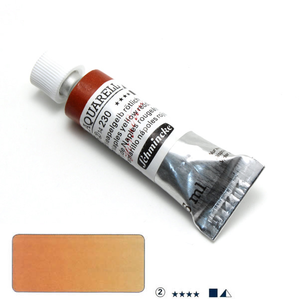 ホラダム水彩絵具 230 ネープルスイエローレディシュ (5ml)