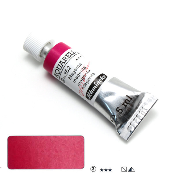 ホラダム水彩絵具 352 マゼンタ (5ml)