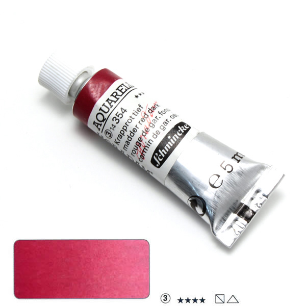ホラダム水彩絵具 354 マダーレッドダーク (5ml)