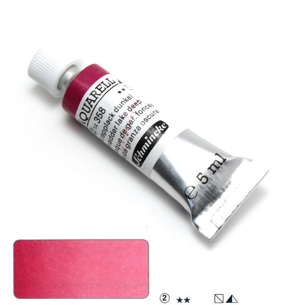 ホラダム水彩絵具 358 マダーレーキディープ (5ml)