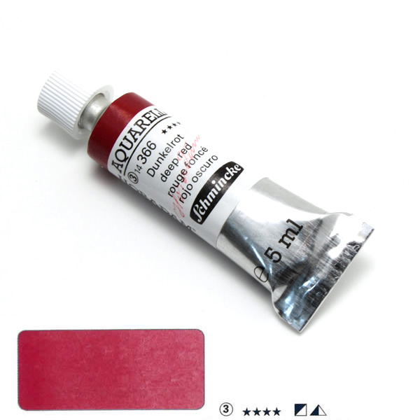 ホラダム水彩絵具 366 ペリレンマルーン(ディープレッド) (5ml)