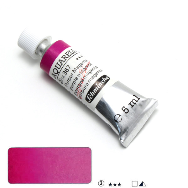 ホラダム水彩絵具 367 パープルマゼンタ (5ml)