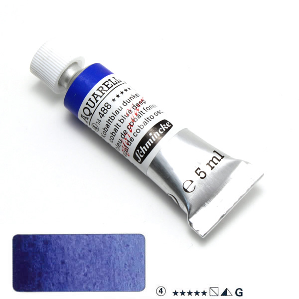 ホラダム水彩絵具 488 コバルトブルーディープ (5ml)