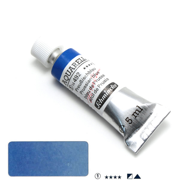 ホラダム水彩絵具 492 プルシャンブルー (5ml)
