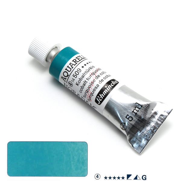 ホラダム水彩絵具 509 コバルトターコイズ (5ml)