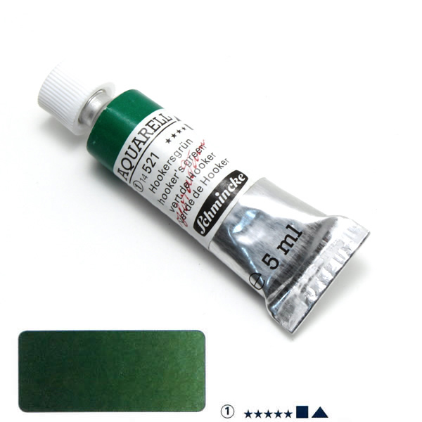 ホラダム水彩絵具 521 フーカスグリーン (5ml)