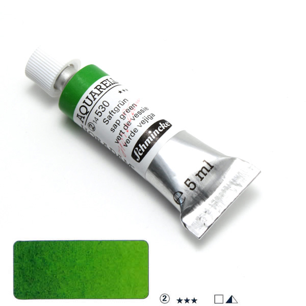 ホラダム水彩絵具 530 サップグリーン (5ml)