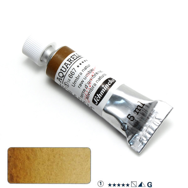 ホラダム水彩絵具 667 ローアンバー (5ml)