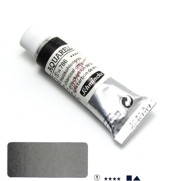 ホラダム水彩絵具 786 アントラサイト(旧チャコールグレー) (5ml)