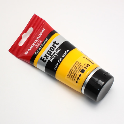 アムステルダムアクリリックカラーエキスパート 210 カドミウムイエローディープ (75ml)