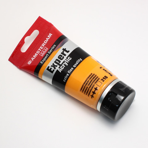 アムステルダムアクリリックカラーエキスパート 218 トランスペアレントオレンジ (75ml)