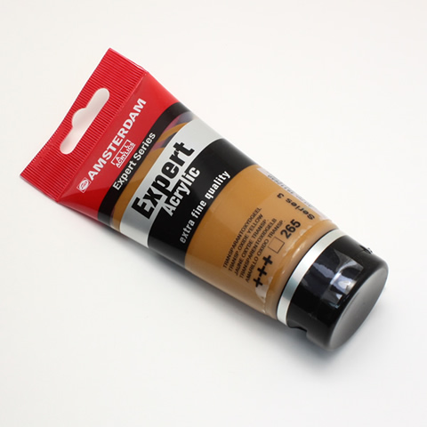 アムステルダムアクリリックカラーエキスパート 265 Tオキサイドイエロー (75ml)
