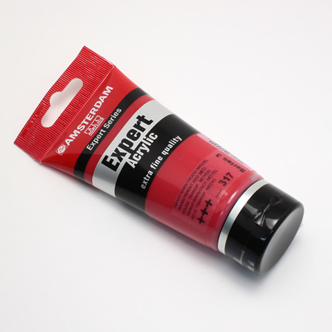 アムステルダムアクリリックカラーエキスパート 317 Tレッドミディアム (75ml)