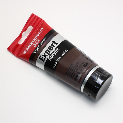 アムステルダムアクリリックカラーエキスパート 409 バーントアンバー (75ml)
