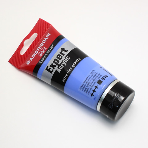 アムステルダムアクリリックカラーエキスパート 516 コバルトブルーライト(UM) (75ml)