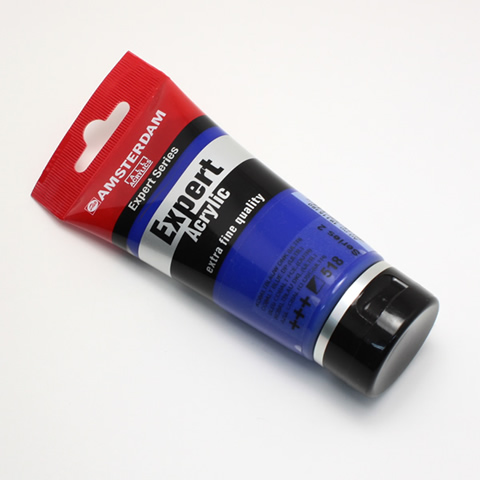 アムステルダムアクリリックカラーエキスパート 518 コバルトブルーディープ(UM) (75ml)