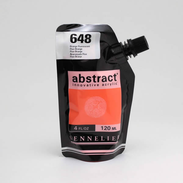セヌリエ アブストラクト 120ml 648 フルオオレンジ(蛍光オレンジ)