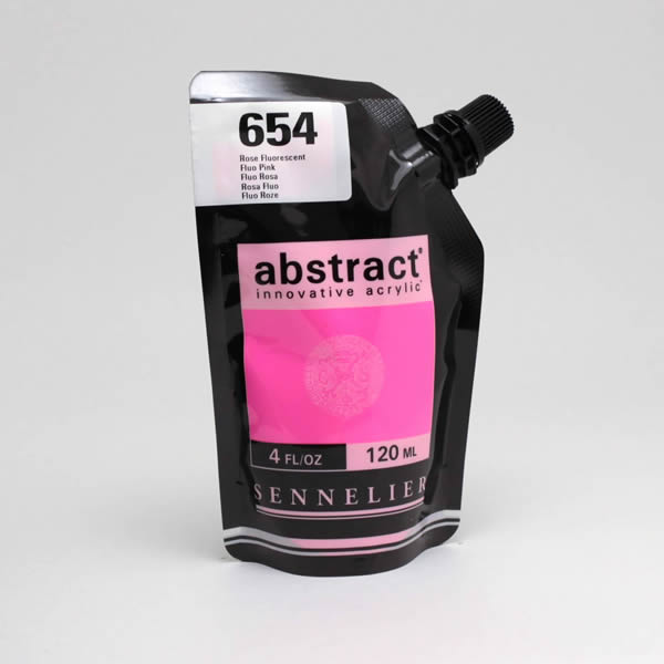 セヌリエ アブストラクト 120ml 654 フルオピンク(蛍光ピンク)