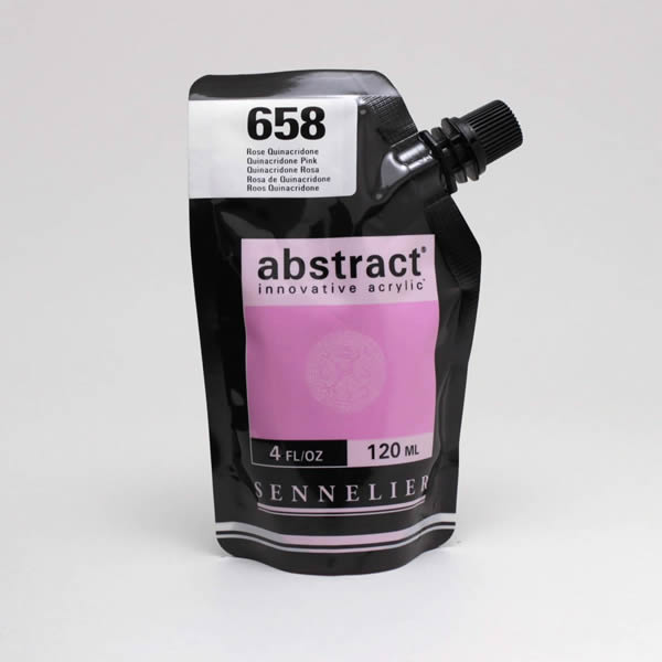 セヌリエ アブストラクト 120ml 658 キナクリドンピンク