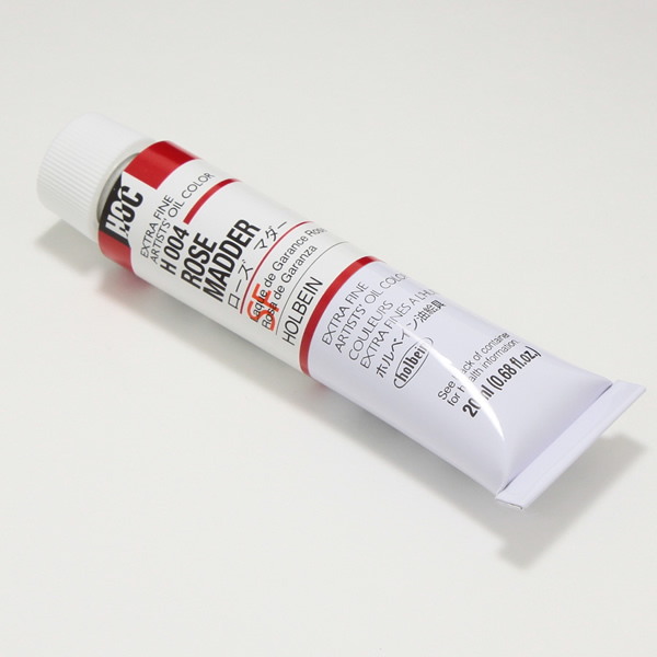 ホルベイン油絵具 H004 ローズマダー (6号)