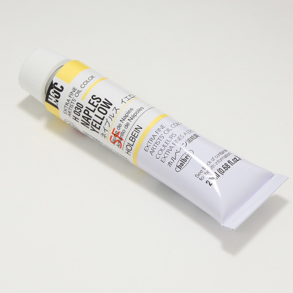 ホルベイン油絵具 H030 ネイプルスイエロー (6号)