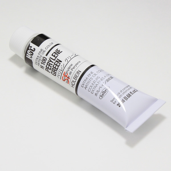 ホルベイン油絵具 H100 ペリレングリーン (6号)