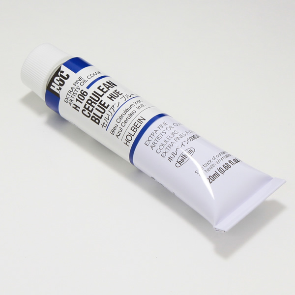 ホルベイン油絵具 H106 セルリアンブルーヒュー (6号)