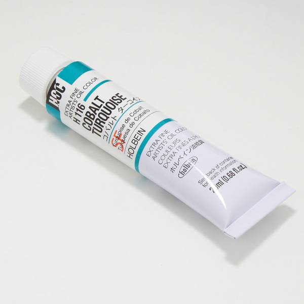 ホルベイン油絵具 H116 コバルトターコイズ (6号)