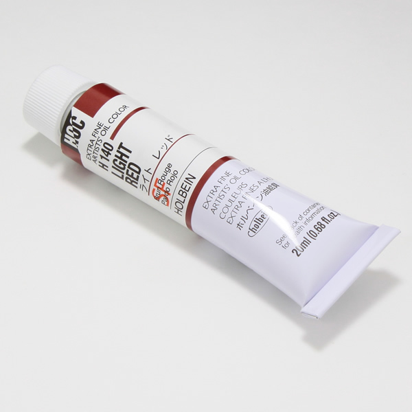 ホルベイン油絵具 H140 ライトレッド (6号)