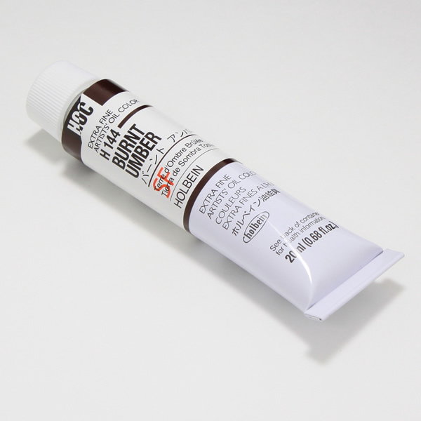 ホルベイン油絵具 H144 バーントアンバー (6号)