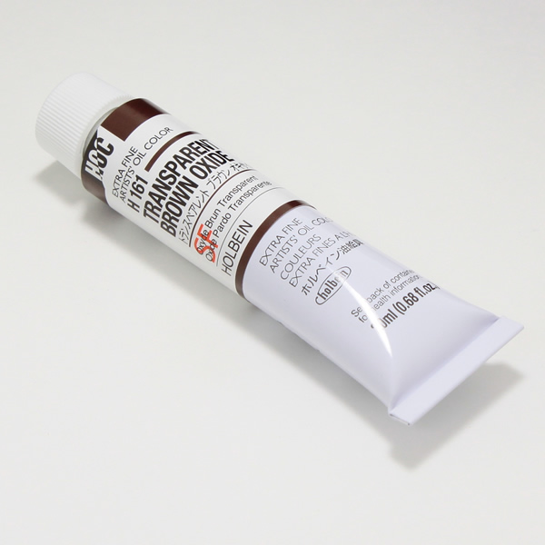 ホルベイン油絵具 H161 トランスペアレントブラウンオキサイド (6号)