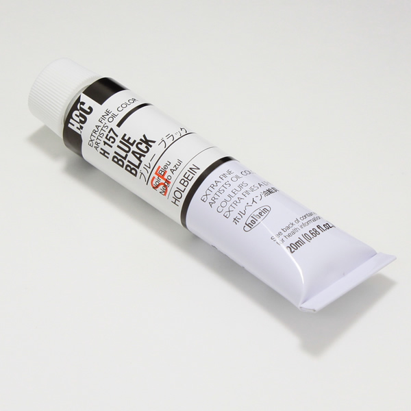 ホルベイン油絵具 H157 ブルーブラック (6号)