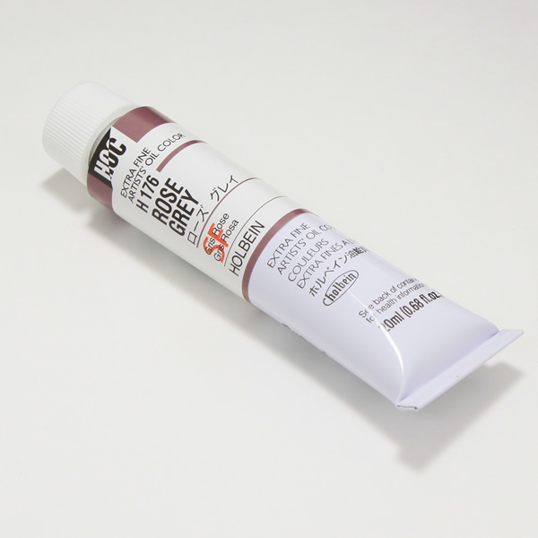 ホルベイン油絵具 H176 ローズグレイ (6号)