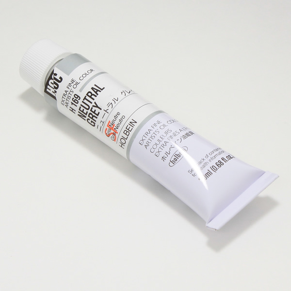 ホルベイン油絵具 H169 ニュートラルグレイ (6号)